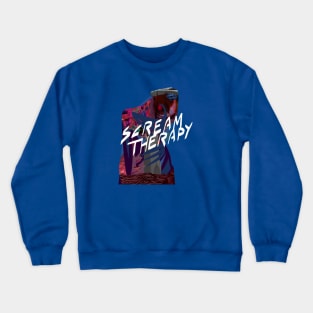 Scream Therapy Podcast logo Crewneck Sweatshirt